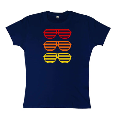 80s Shades Womens T-Shirt 8Ball